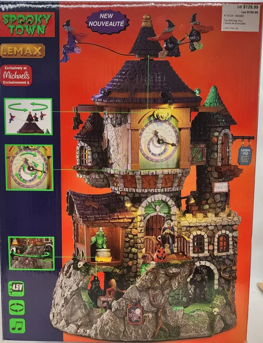 Lemax Spooky Town The Witching Hour (Sights and Sounds) 15724 (2021)